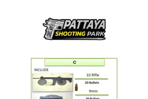 Pattaya: Shooting Park Experience for 3 People