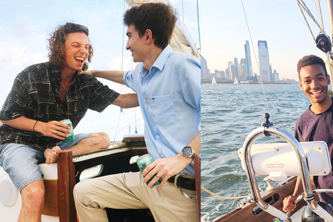 NYC- PRIVATE SAILBOAT, STATUE OF LIBERTY, MANHATTAN SKYLINE DAYTIME SAILING