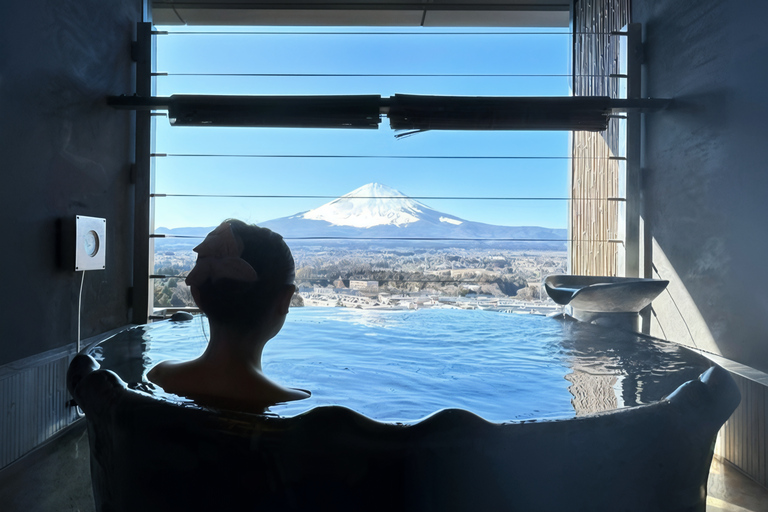 Tokyo: Mt Fuji Ski and Hot Spring Day Trip with Hotel Pickup 7:30 Pick&Drop from Hotel/BnB