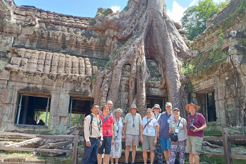 Siem Reap: Angkor Wat, Ta Prohm & Bayon Temple Full-Day Tour in German Angkor Wat, Ta Prohm & Bayon Temple Full-Day Tour in German by Car