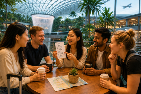 Singapore: Changi Airport Coffee Social with Locals