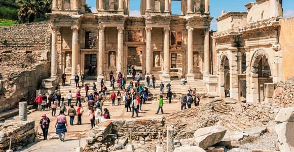 From Kusadasi: Ephesus, Virgin Mary House, and Artemis Tour