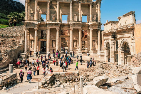 From Marmaris: Ephesus and House of Virgin Mary Guided Tour Ephesus Entry Excluded