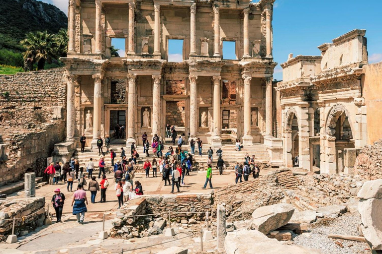 From Marmaris: Ephesus and House of Virgin Mary Guided Tour Ephesus Entry Excluded