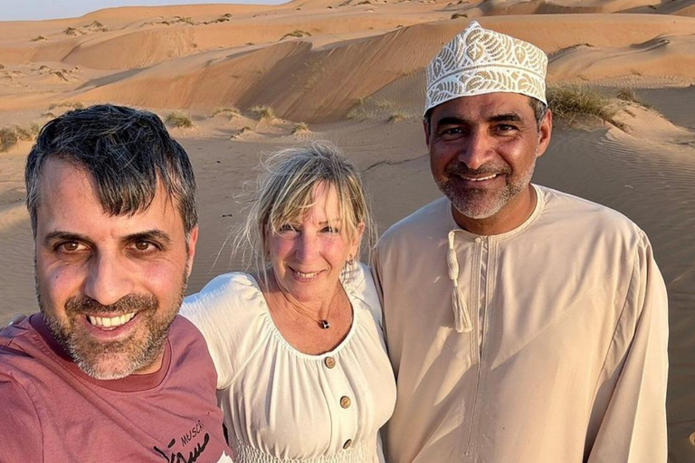 From Muscat: Shared Wadi Bani Khalid & Desert Sunset