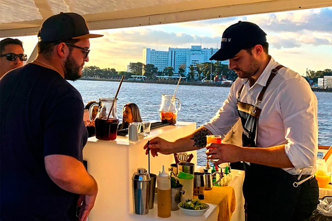 布宜诺斯艾利斯：含开放式酒吧的拉普拉塔河日落巡游1 小时游览