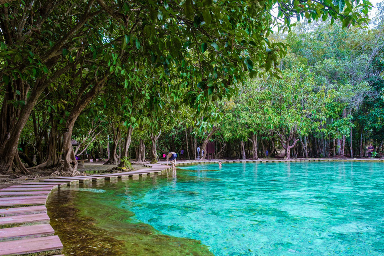 Krabi: Kayaking, Crystal Lagoon, and Fish Spa in Klong Root Krabi: Shared Adventure with Extended Pickup