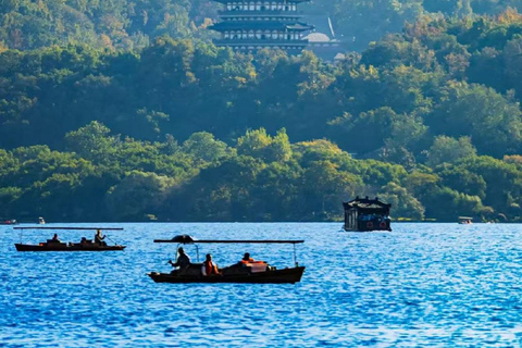 Hangzhou: Sunset Cruise on the West Lake and Poetic Route