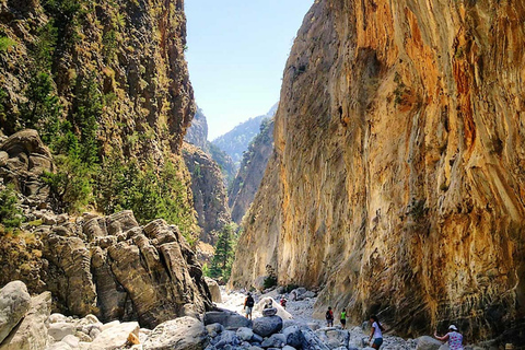 Depuis La Canée ou Réthymnon : visite des gorges de SamariaDepuis La Canée : visite des gorges de Samaria