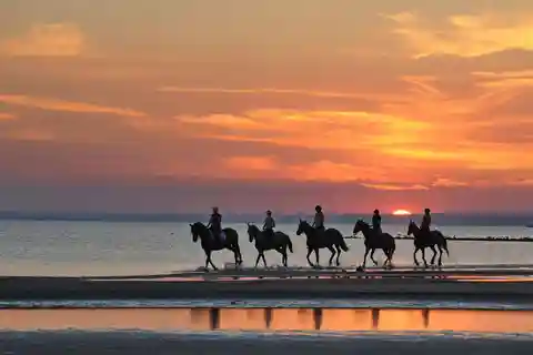 Agadir e Taghazout: Passeio a cavalo pela manhã na praia
