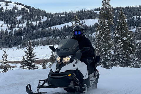 Jackson Hole: Turpin Meadow Snowmobile Tour Half-Day Morning Tour- Driver Only