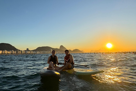 Sunrise Stand Up Paddleboarding in Copacabana + Brazilian Coffee Stand-up paddleboarding at dawn in Copacabana + Brazilian coffee