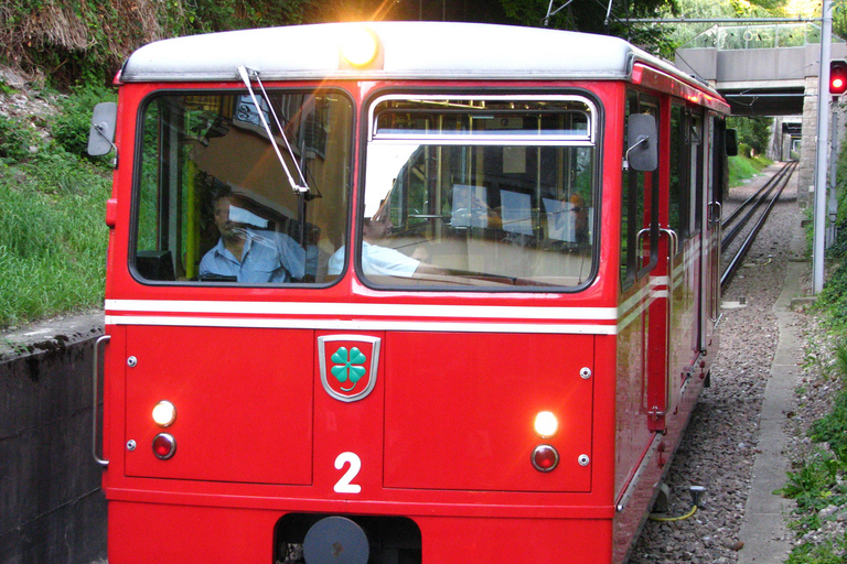 Aventura en transporte por Zúrich: Rueda dentada, Funicular y tour en barcoExcluyendo las subidas más largas