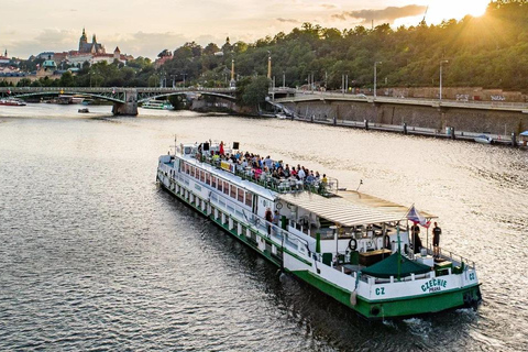 Prague : Dîner-croisière sur la rivière Vltava