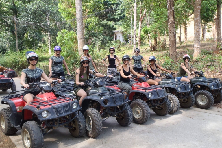 Phuket: panoramisch avontuur met ATV en zipline1 uur durende ATV- en 32-platform-zipline-ervaring