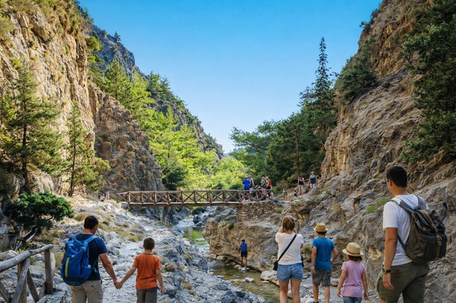 From Heraklion: Samaria Gorge Guided Hike with pickup