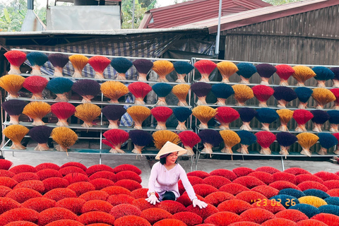 Hanoi: Incense Village, Conical Hat, Lacquer Art-SMALL GROUP PRIVATE Half Day- Incense Village- Hat Village- Train Street