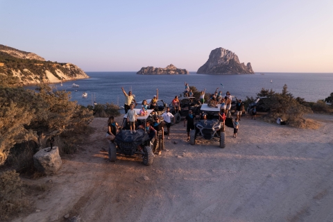 Ibiza Buggy Tour, begeleide avontuurlijke excursie in de natuurTour Buggy op de weg, door bergen, stranden en magische plekken
