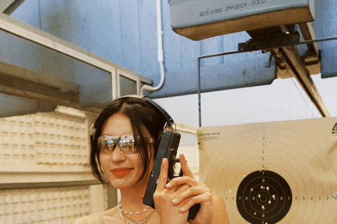 Bangkok: Schietbaanervaring in Ratchanawi met vervoerPakket E: 9 mm 10 kogels + .45 10 kogels + .38 10 kogels