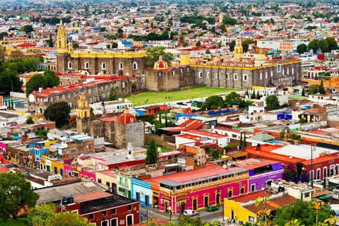 Depuis Mexico : Aventure d'une journée : Puebla, Cholula et Tonantzintla !