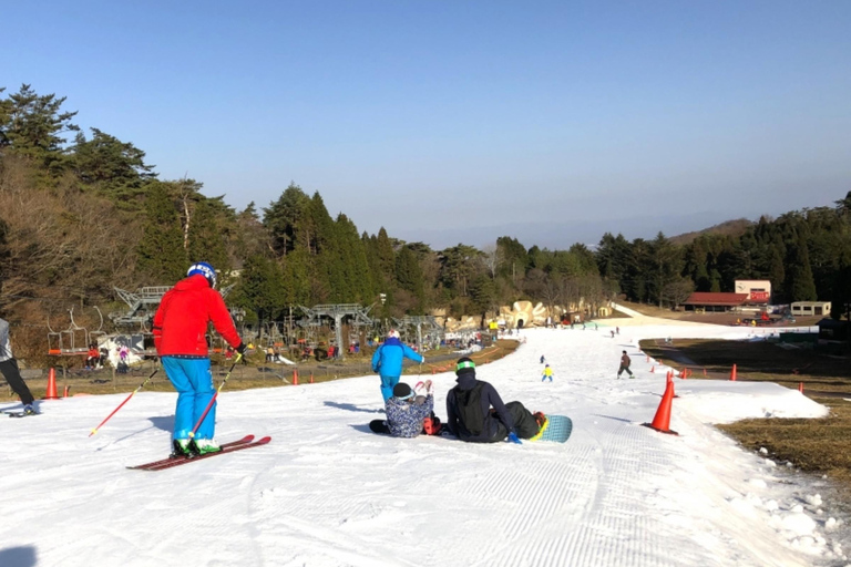 Osaka: Rokko Snow Park – wycieczka 1-dniowa z opcjonalną lekcją jazdy na nartachD (SANKI)