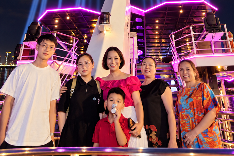 Da Nang: Han River Dinner Cruise with Private Table Options Upper-Deck Dinner — River & City Views