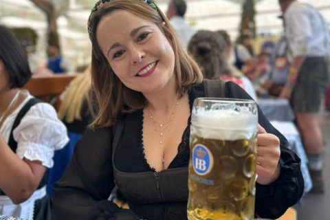 Munich: Oktoberfest Guided Adventure Tour at Noon with Beer & Food