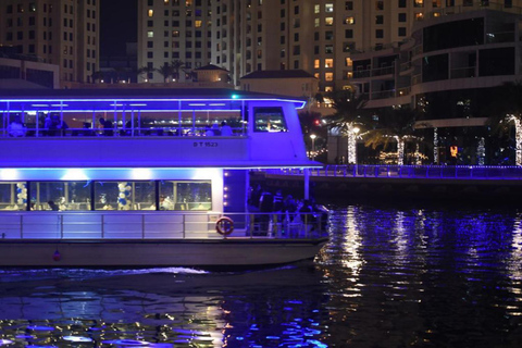 Jantar em cruzeiro Dhow de luxo na Marina de Dubai (catamarã)