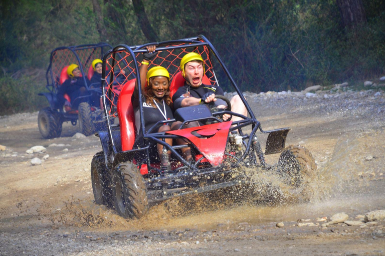 Antalya: Jeep Safari, Buggy Ride, Rafting & Zipline Tour