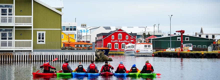 Siglufjörður / Siglufjordur : Visite guidée en kayak.