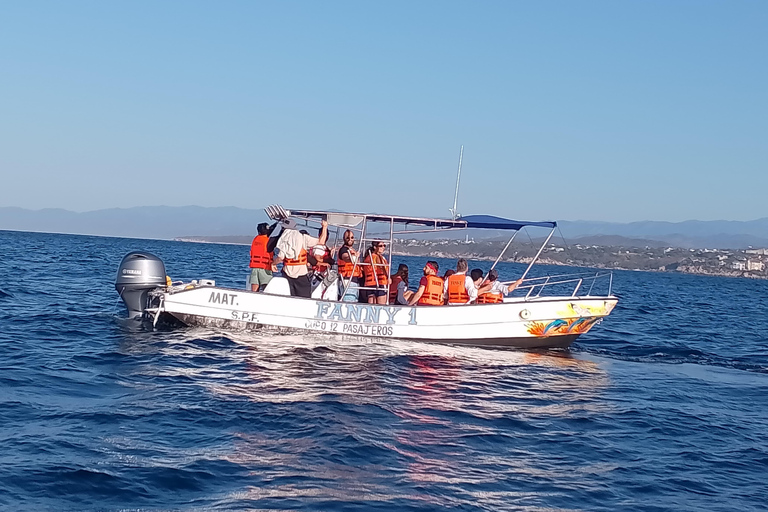 Puerto Escondido: Boat tour to enjoy the sunset
