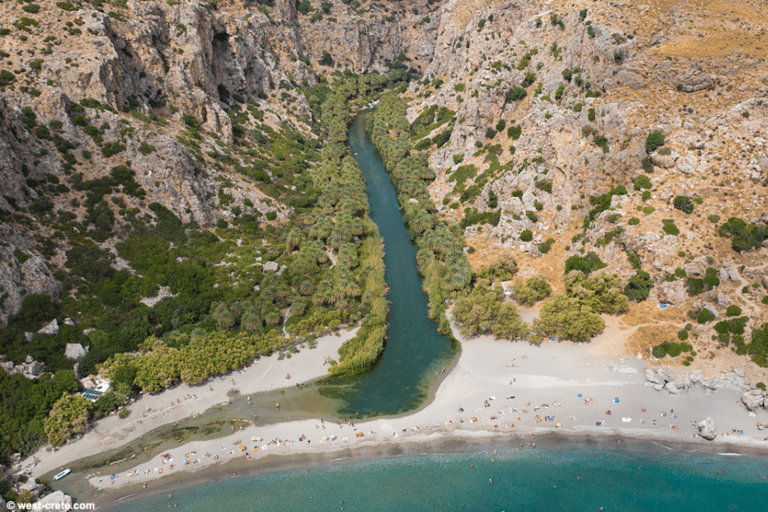 Wąwóz Kourtaliotiko i plaża Preveli (lub Kalypso) | prywatnie