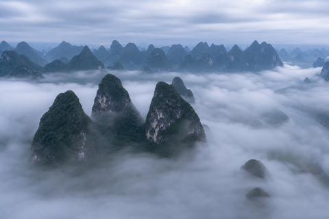 Guilin/Yangshuo: Xianggong Hill Tour & Intercity Transfer Yangshuo Round Trip: Xianggong Hill Tour