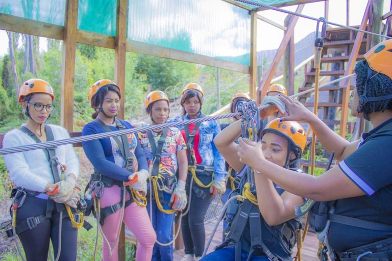 Magaliesberg: Ysterhout Gorge Zipline Crossing with Transfer