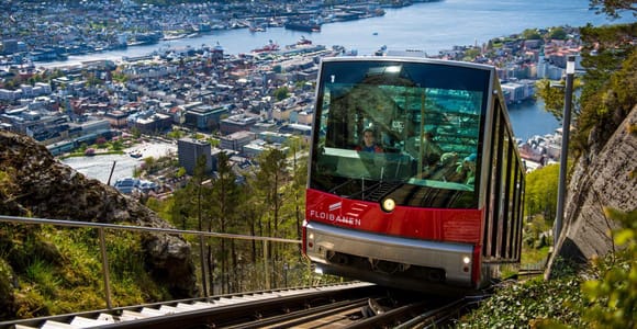 Bergen: Mostraumen Fjord Cruise, Mt Fløyen, City Sightseeing