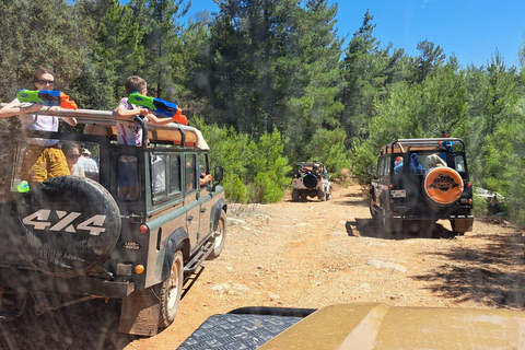 Bodrum Jeep Safari mit Mittagessen und Wasserschlachten