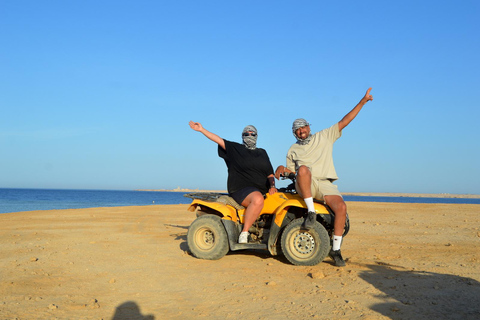 Hurghada: Zee en Bergen ATV Quad Fietstochtochtend quad tour dubbele quad