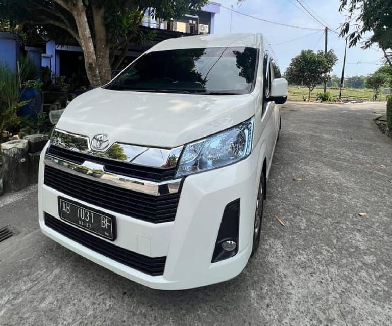 Yogyakarta Private Car With Driver In Group By Van Getyourguide