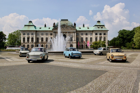 Dresden: 150-minute Trabi tour as a guided city tourDresden: Big Trabi tour as a guided city tour through Dresden