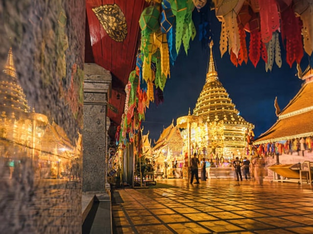 Chiang Mai: Evening Doi Suthep Golden Hour & Hidden Temple