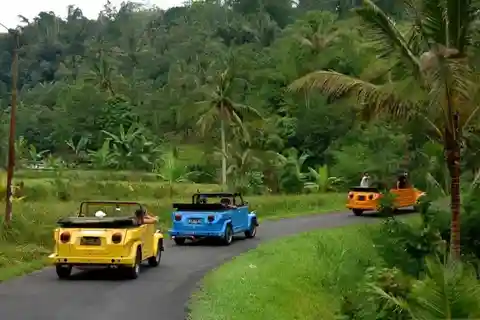 Borobudur: Safari no campo em um Volkswagen particular