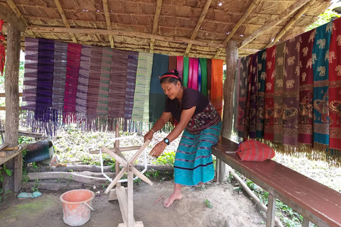 Chiang Mai: 2-dagars djungelvandring med elefantfarm och forsränning