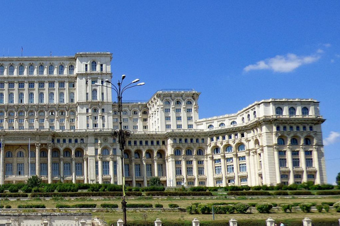 Tour guiado em espanhol no Palácio do Parlamento em BucaresteVisita guiada em espanhol ao Palácio do Parlamento em Bucareste