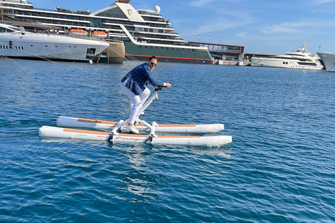 Waterbike op het meer van ZürichWaterfietstocht op het meer van Zürich - Tandem voor de hele dag