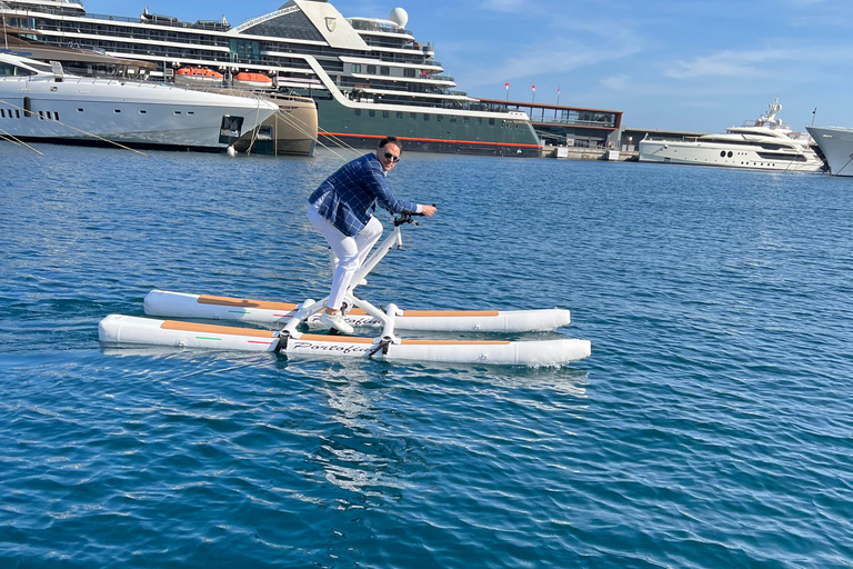Waterbike op het meer van ZürichWaterfietstocht op het meer van Zürich - Tandem voor de hele dag