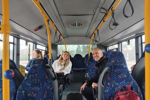 Thessaloniki: Upper Town Bus & Walking Tour with Drinks