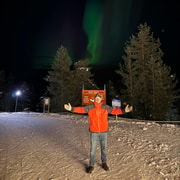 Levi: Nordlichter mit Schneeschuhen. Wanderung mit lettischem Guide
