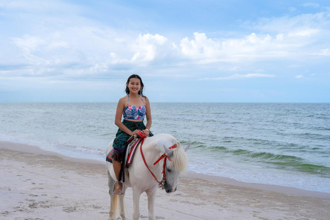 Punta Cana: Swim & Ride Horse on Caribbean Beach & Transport