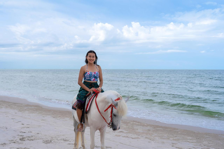 Punta Cana: Swim & Ride Horse on Caribbean Beach & Transport