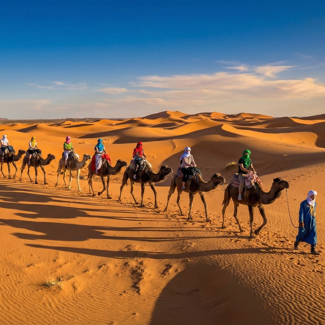 De Fès à Marrakech : excursion de 3 jours dans le Sahara avec Merzouga et chameau - dromadaire